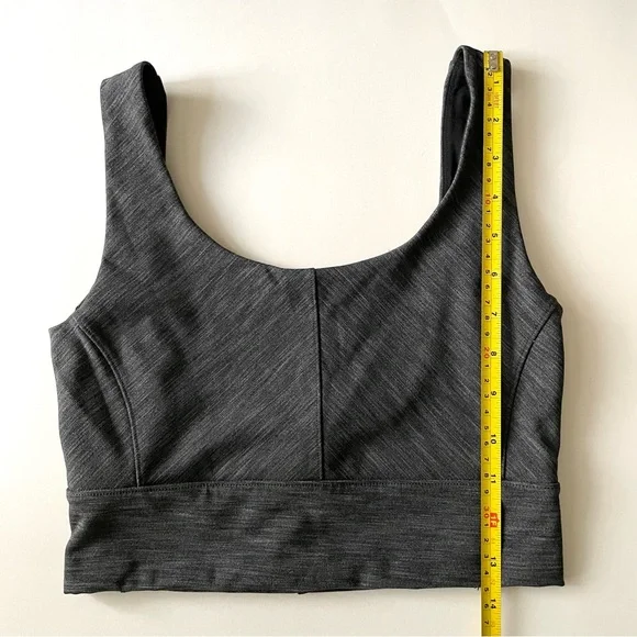 lululemon Lab Melange Scoopt Bra in Heather Black - Picture 6 of 6